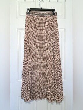 Max Studio Pleated Maxi Skirt